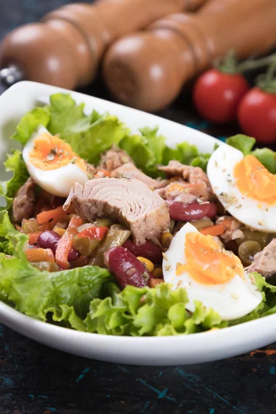 Tuna salad with vegetables — Stock Photo, Image