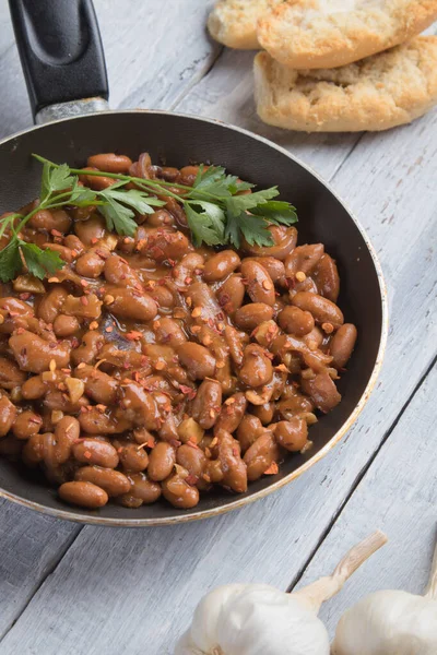 Cooked white beans — Stock Photo, Image