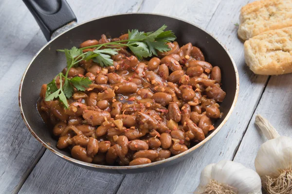 Cooked white beans — Stock Photo, Image