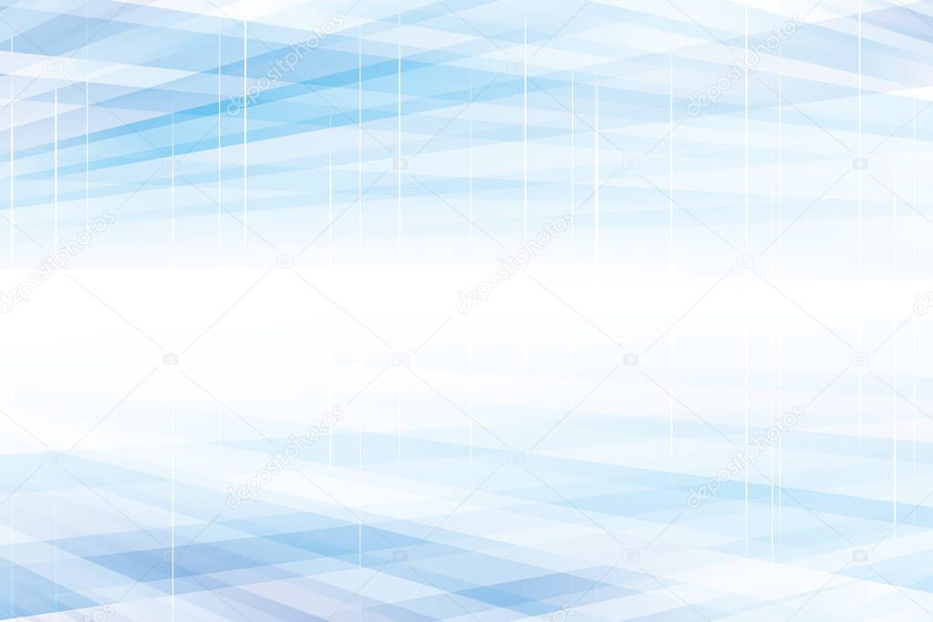 Blue Perspective Structure Modern Abstract Background