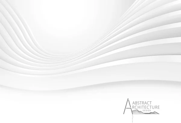 Abstract Construction White Background. — Stock vektor