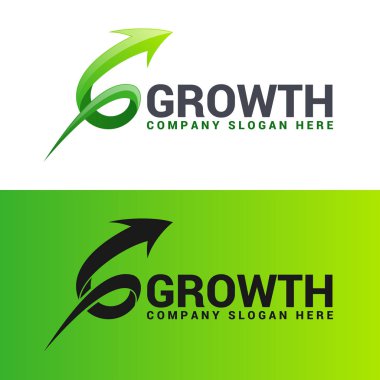 Büyüme logo şablonu
