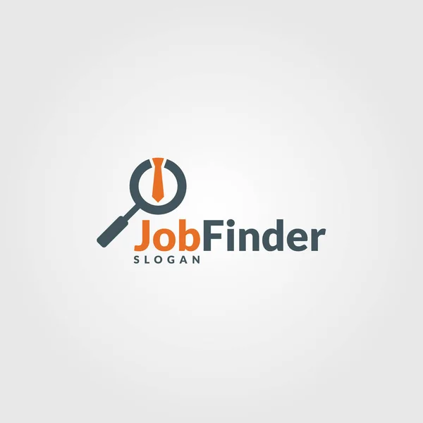 Jobbmallen Finder logotyp — Stock vektor