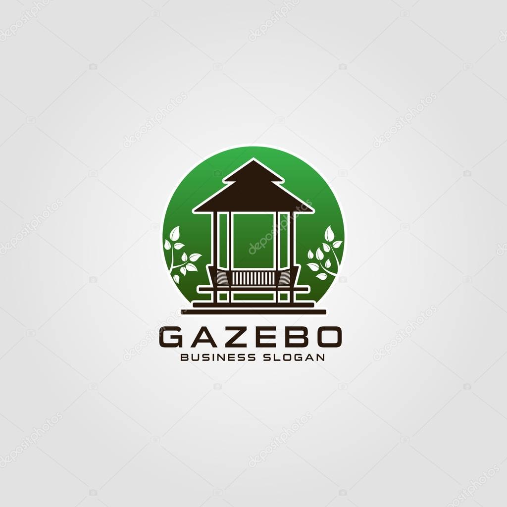 Gazebo Logo template