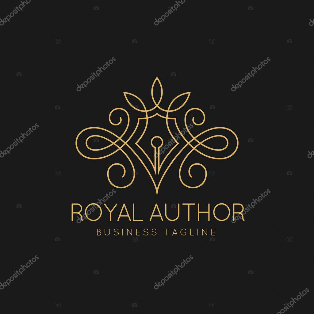Royal Author Logo Template