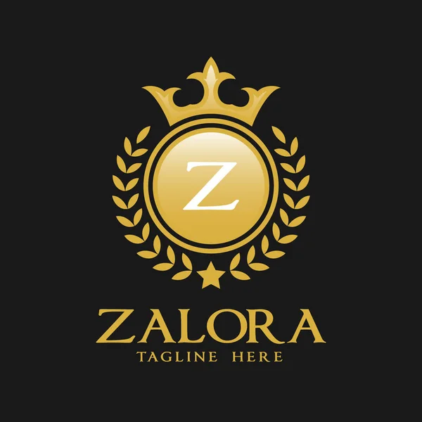 Letter Z Logo - Classic Luxurious Style Logo Template — Stock Vector
