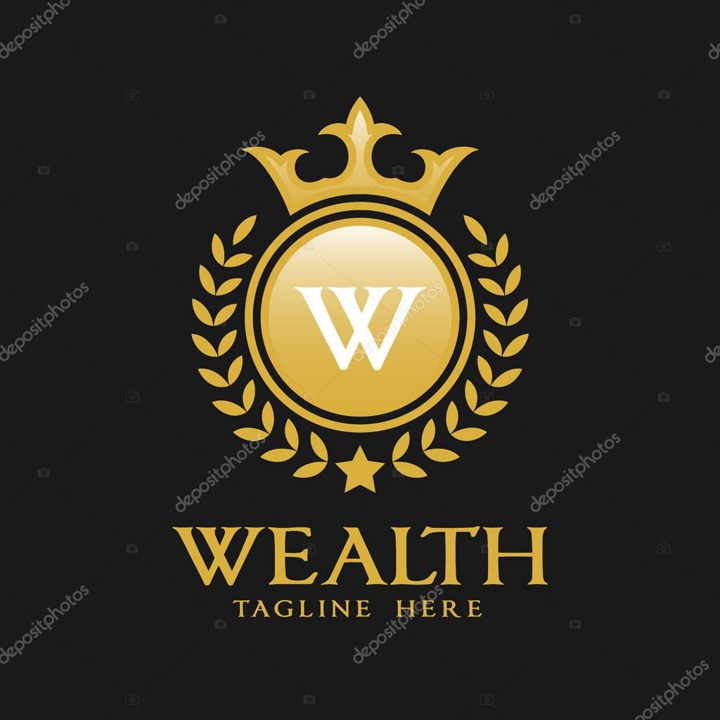 Letter W Logo - Classic Luxurious Style Logo Template