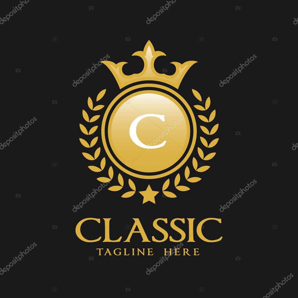 Letter C Logo - Classic Luxurious Style Logo Template