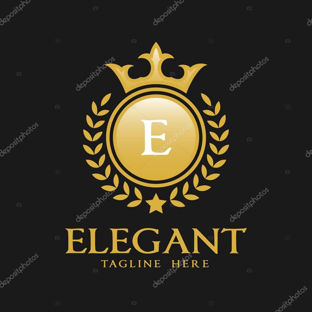 Letter E Logo - Classic Luxurious Style Logo Template