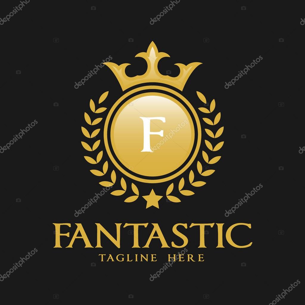 Letter F Logo - Classic Luxurious Style Logo Template