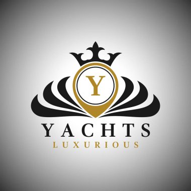 Y Logo - klasik lüks stil Logo şablonu mektup