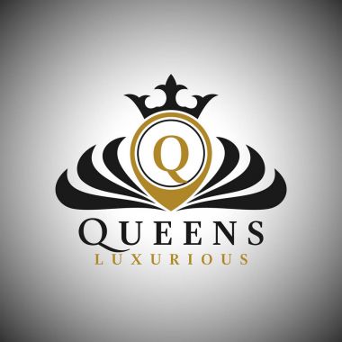 Harf Q Logo - klasik lüks stil Logo şablonu