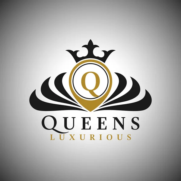 Letter Q Logo - Classic Luxurious Style Logo Template — Stock Vector