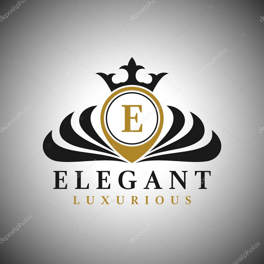 Letter E Logo - Classic Luxurious Style Logo Template