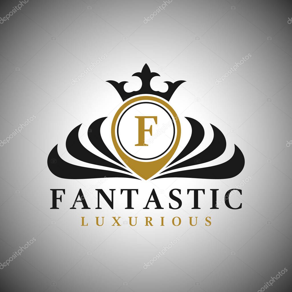 Letter F Logo - Classic Luxurious Style Logo Template