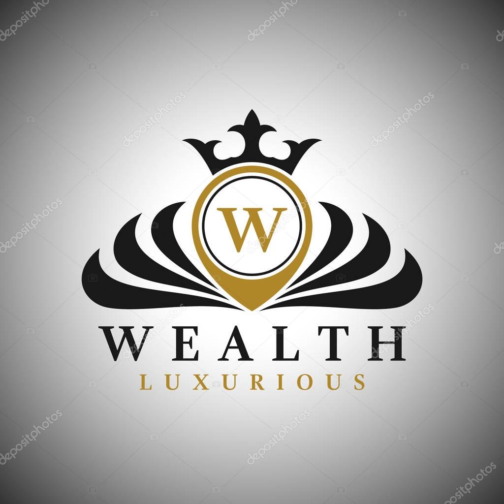 Letter W Logo - Classic Luxurious Style Logo Template