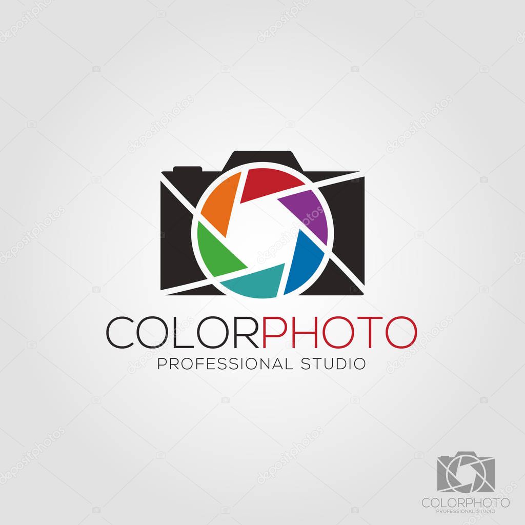 Color Photo - Photography Camera Logo