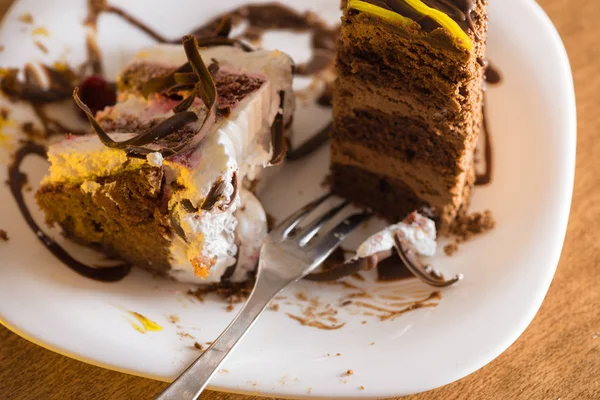 Ein Stück Kuchen lizenzfreie Stockfotos