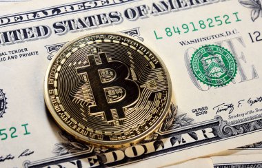 bitcoin dolarlık banknot üzerinde