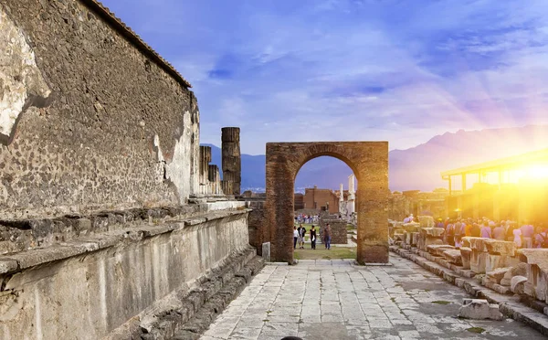 Itálie. Pompeiovy ruiny. — Stock fotografie