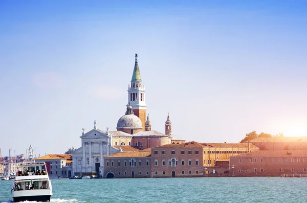 San giorgio ostrov, Benátky, Itálie — Stock fotografie