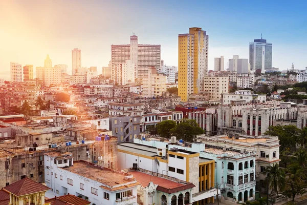 Cuba. oud havana. bovenaanzicht — Stockfoto