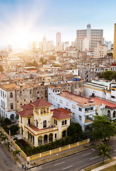 Kuba. Gamla Havanna. ovanifrån — Stockfoto