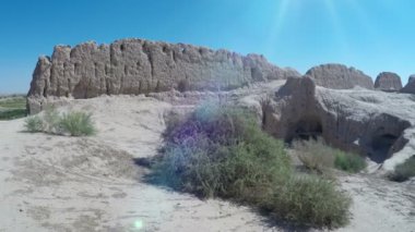 Kale Kızıl-kala Karakalpakstan Biruni, kale şahları, Özbekistan'ın bölge içinde