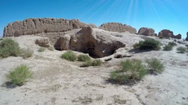 Kale Kızıl-kala Karakalpakstan Biruni, kale şahları, Özbekistan'ın bölge içinde