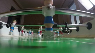 Bir hedefi oyuncak Futbol oyuncular dövmek