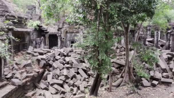 Koh Ker 寺庙建筑群柬埔寨 — 图库视频影像