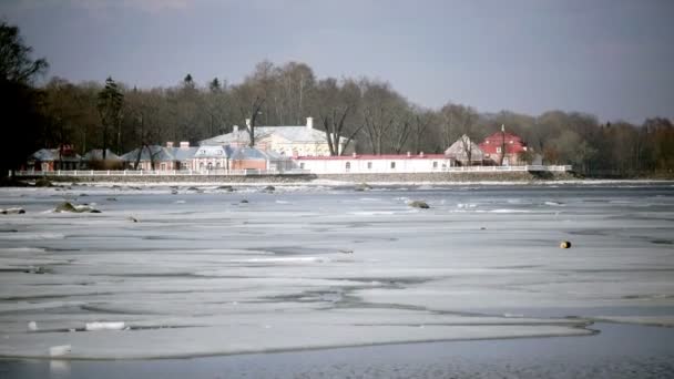 ロシア、フィンランド湾の冬の海岸 — ストック動画