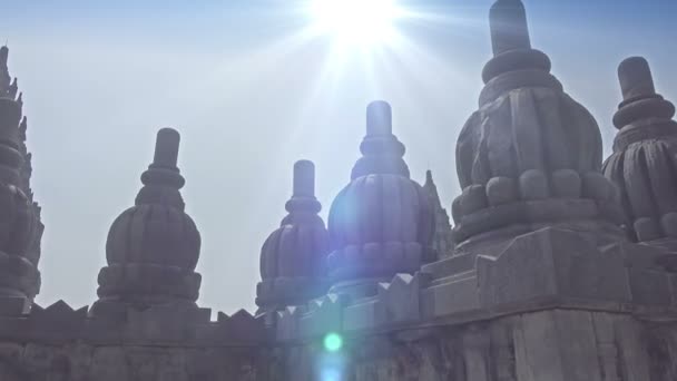 Candi Sewu 중앙 자바, 인도네시아에서 프 람 바 난의 사원 복잡 한 — 비디오