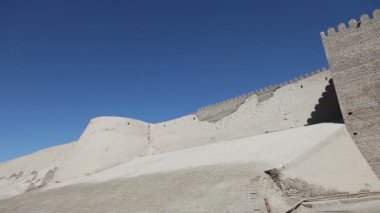 Özbekistan. Khiva. Antik şehir duvarı.