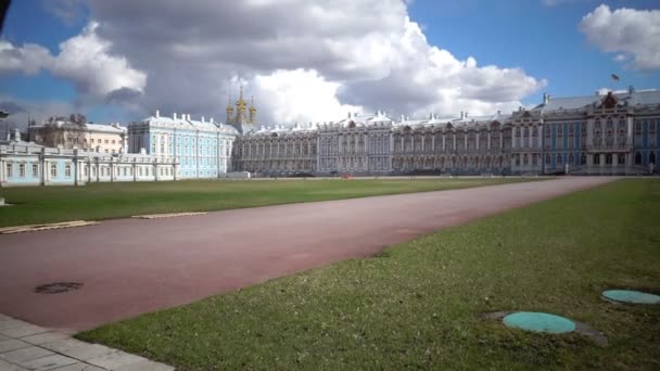 Katherinen-Palastsaal in Zarskoje Selo Puschkin, Russland — Stockvideo