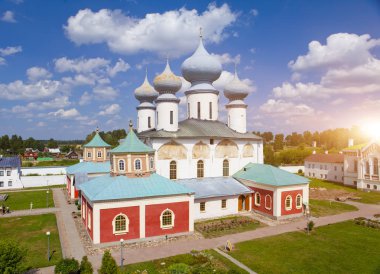 Tihvin varsayım manastır, bir Rus Ortodoks (Tihvin, Saint Petersburg region, Rusya Federasyonu)