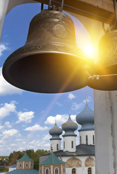 季赫温假设修道院 俄罗斯东正教 Tihvin 圣彼得堡地区俄罗斯 — 图库照片