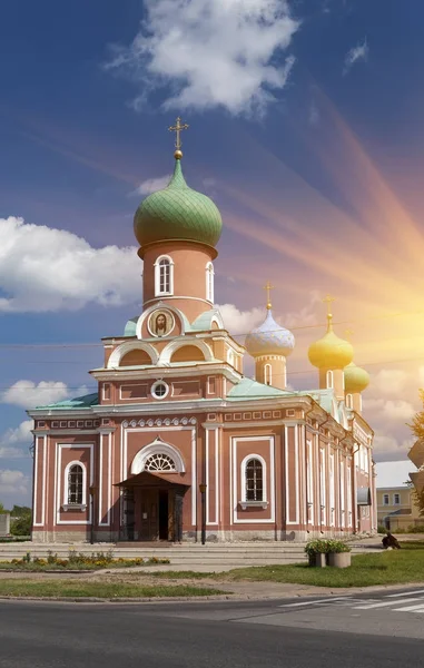 Mosteiro Assunção Tikhvin Ortodoxo Russo Tihvin Região São Petersburgo Rússia — Fotografia de Stock
