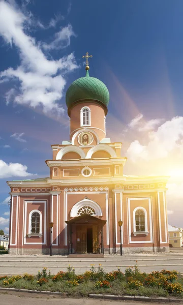 Monastero Dell Assunzione Tikhvin Ortodosso Russo Tihvin Regione San Pietroburgo — Foto Stock