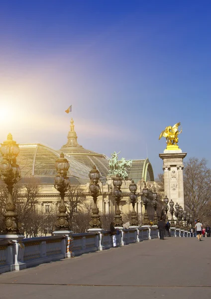 Pont Alexandre Iii Sur Seine Paris — Photo