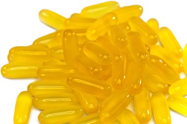 Sarı sıvı ilaç kapsül  