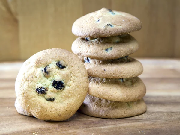 Galletas Galleta Con Pasas — Foto de Stock