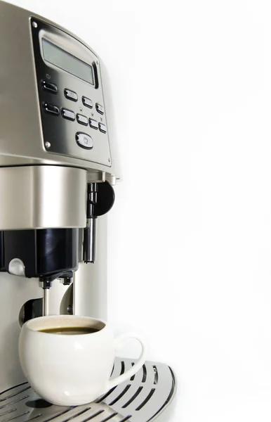 Moderne Koffiezetapparaat Een Kopje — Stockfoto