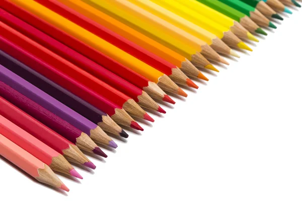 Color Pencils Row — Stock Photo, Image