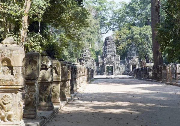 Ruinas Puerta Entrada Del Templo Siglo Xii Siem Reap Camboya —  Fotos de Stock