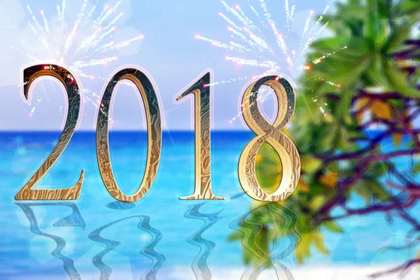 Yeni yıl yazıt 2018 sahilde