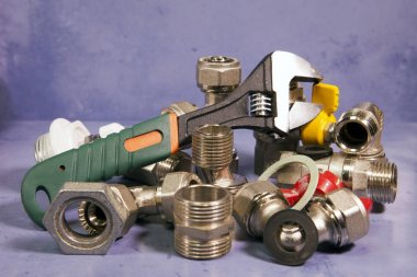 İngiliz anahtarı güç kavrama ve su unsurları ayarlamak ve kapatma vanaları gaz 