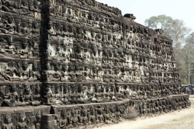 Angkor Thom, Teras cüzamlı Kral, Siem Reap, Kamboçya