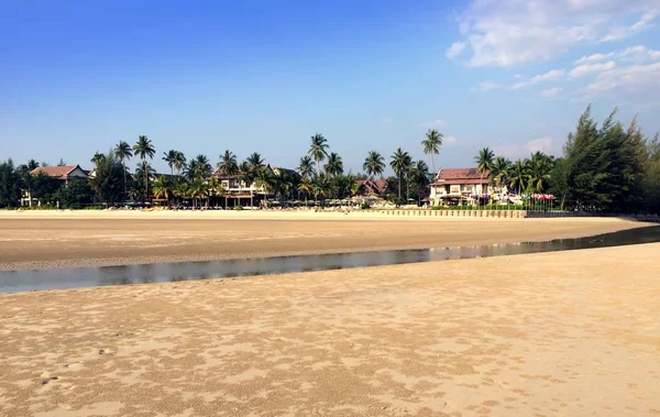 Tailândia Praia Arenosa Durante Uma Saída Mar — Fotografia de Stock