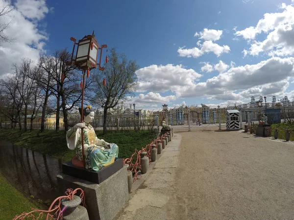 Grande Ponte Chinesa 1785 Reconstruída 1860 Alexander Park Tsarskoye Selo — Fotografia de Stock